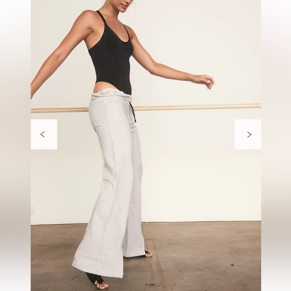 Free People Movement over and out flare heather gray sweatpants - Small